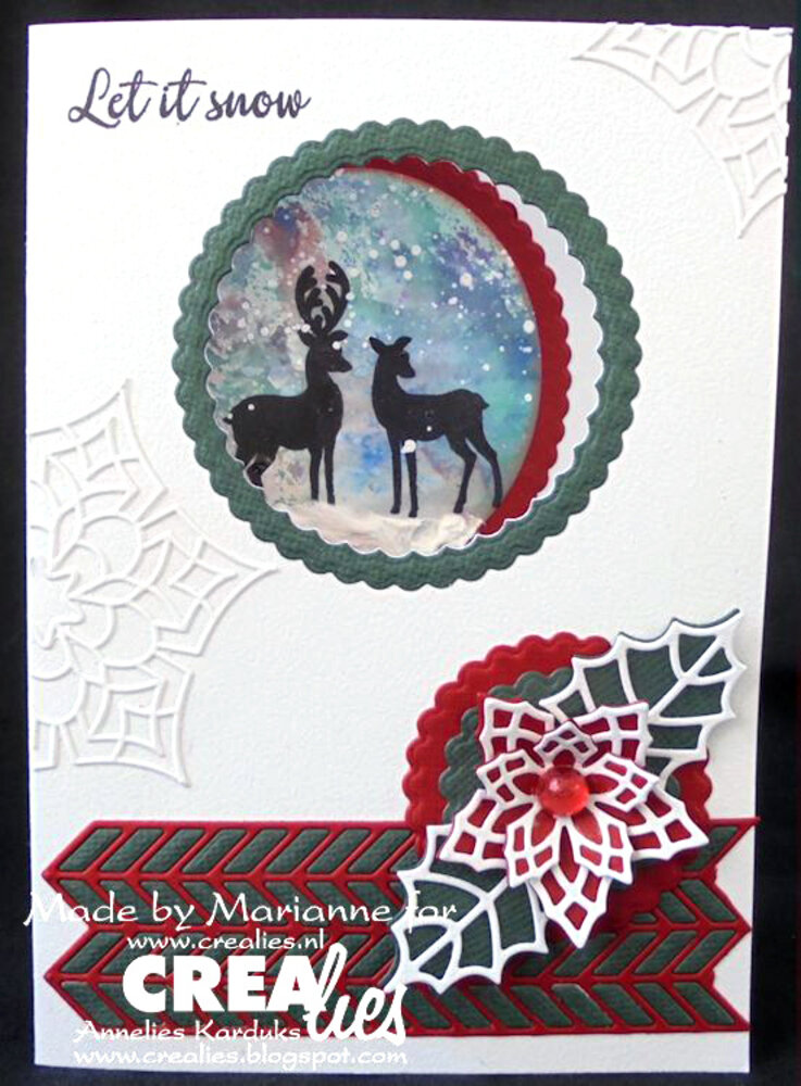 Crealies Bits & Pieces Stempels No. 137 Hertjes (CLBP137)