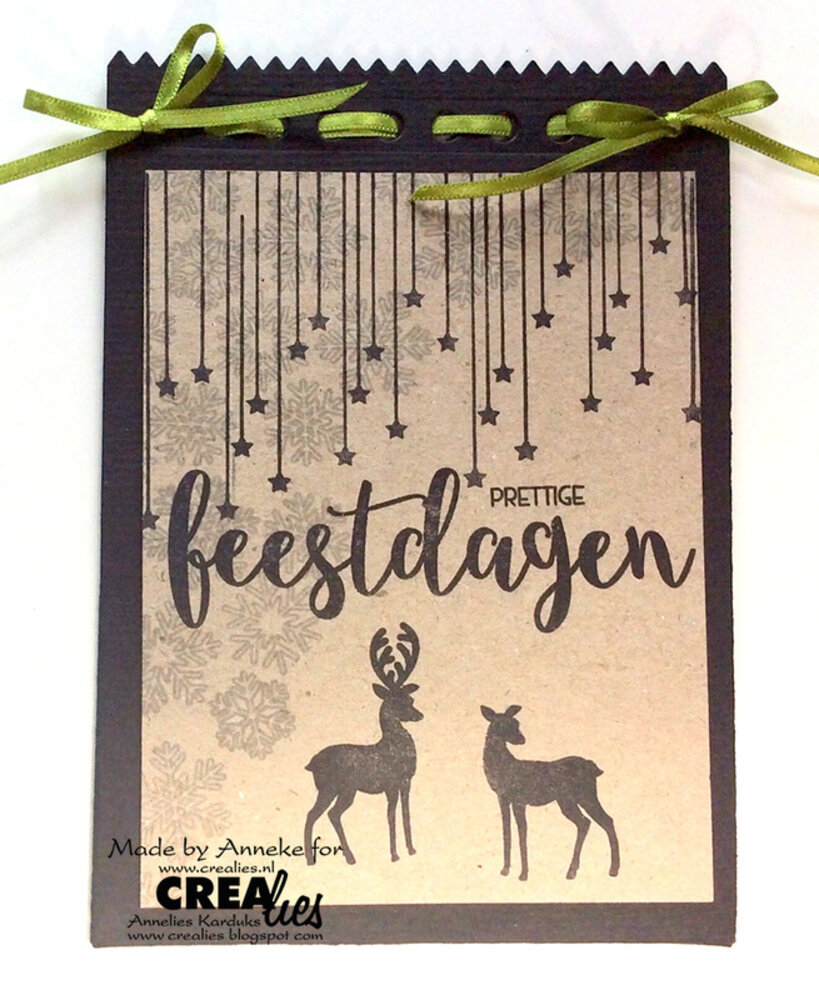 Crealies Bits & Pieces Stempels No. 137 Hertjes (CLBP137)