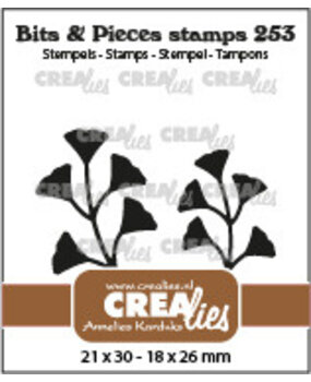 Crealies Bits & Pieces Stempels No. 253 Blaadjes 14 (CLBP253)