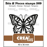 Crealies Bits & Pieces Stamps No. 269 Swallowtail Butterfly (CLBP269)