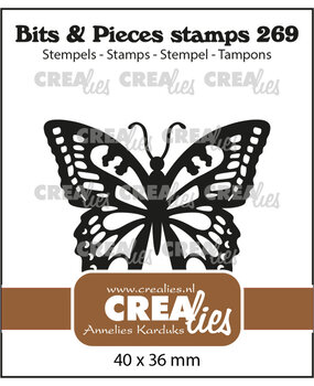 Crealies Bits & Pieces Stempels No. 269 Zwaluwstaartvlinder (CLBP269)