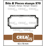 Crealies Bits & Pieces Stempels No. 270 Tag (CLBP270)