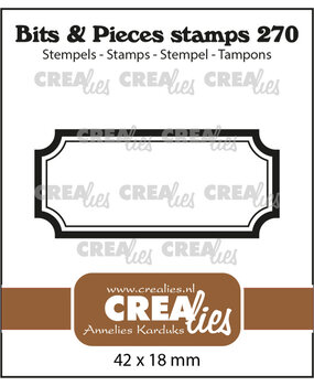 Crealies Bits & Pieces Stempels No. 270 Tag (CLBP270)