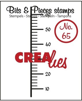 Crealies Bits & Pieces Stempels No. 65 Maatverdeling (CLBP65)