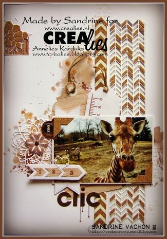 Crealies Bits & Pieces Stempels No. 65 Maatverdeling (CLBP65)