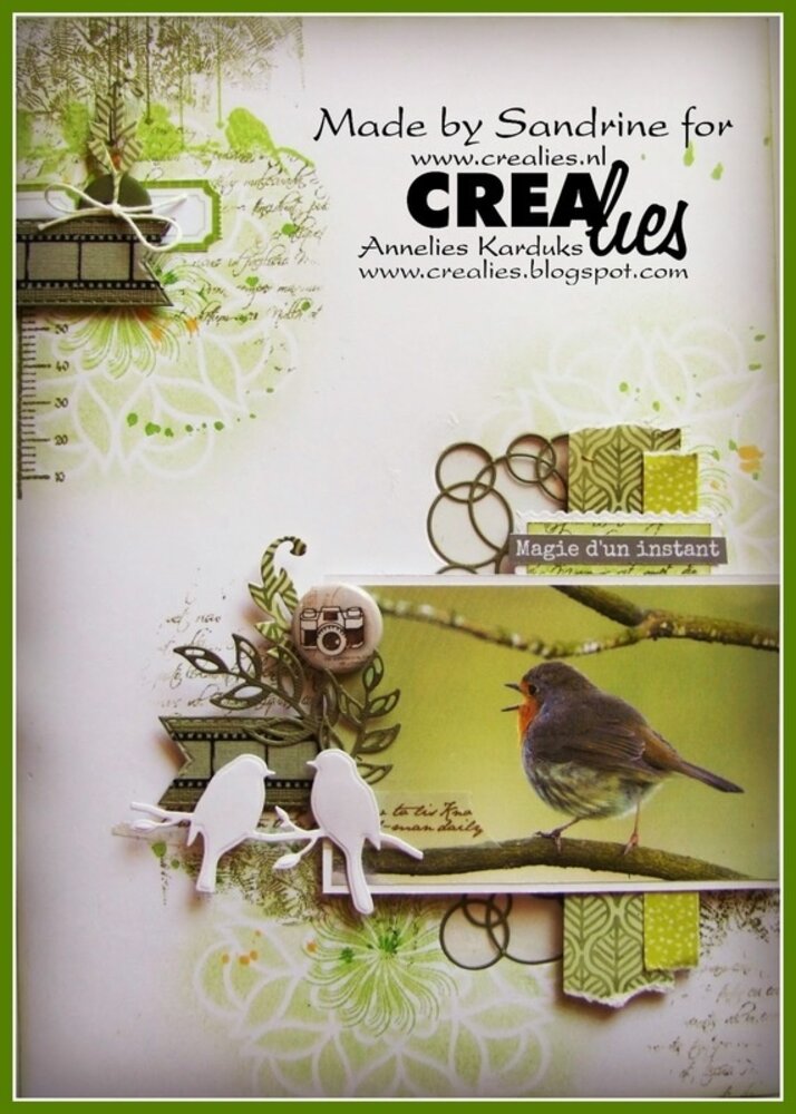 Crealies Bits & Pieces Stamps No. 65 Scale (CLBP65)