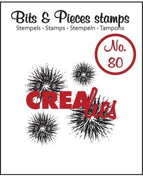 Crealies Bits & Pieces Stempels No. 80 Extra Grunge Circles (CLBP80)