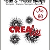 Crealies Bits & Pieces Stempels No. 80 Extra Grunge Circles (CLBP80)