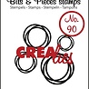 Crealies Bits & Pieces Stempels No. 90 Intertwined Circles (CLBP90) Crealies Bits & Pieces Stempels No. 90 Intertwined Circles (CLBP90)
