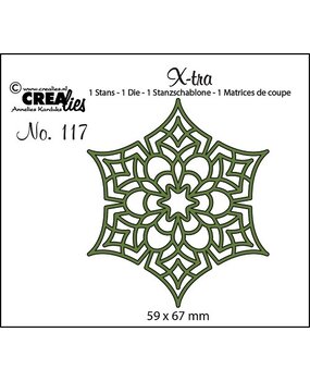 Crealies X-tra Stansen No. 117 Mandala D (CLXtra117a)