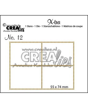 Crealies X-tra Dies No. 12 4 Stamps (CLXtra12)