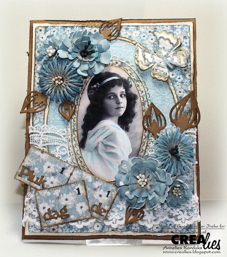 Crealies X-tra Stansen No. 12 4 Postzegels (CLXtra12)