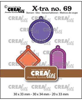 Crealies X-tra Dies No. 69 Charms Set A (CLXtra69)