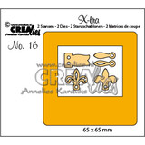 Crealies X-tra Dies No. 16 Diaframe + Closures (CLXtra16)
