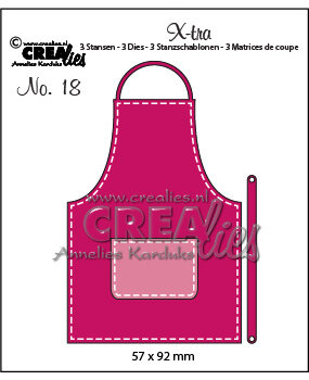 Crealies X-tra Dies No. 18 Apron (Small) (CLXtra18)
