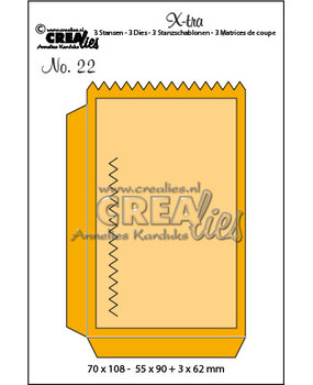 Crealies X-tra Stansen No. 22 Klein Zakje (CLXtra22)