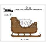 Crealies X-tra Dies No. 34 Sled (CLXtra34)