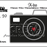 Crealies X-tra Stansen No. 39 Camera Middel (CLXtra39)