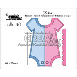 Crealies X-tra Stansen No. 40 Romper (Middel) (CLXtra40)
