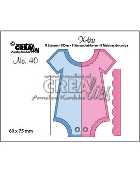 Crealies X-tra Stansen No. 40 Romper (Middel) (CLXtra40)