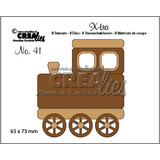 Crealies X-tra Dies No. 41 Train (Medium) (CLXtra41)