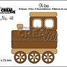 Crealies X-tra Dies No. 41 Train (Medium) (CLXtra41)