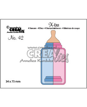 Crealies X-tra Stansen No. 42 Zuigfles (Middel) (CLXtra42)