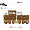 Crealies X-tra Dies No. 43 Train + Wagon (Small) (CLXtra43)