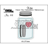 Crealies X-tra Dies No. 44 Mason Jar (Medium) (CLXtra44)