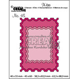 Crealies X-tra Stansen No. 45 ATC Postzegel + Kleinere Postzegel (CLXtra45)