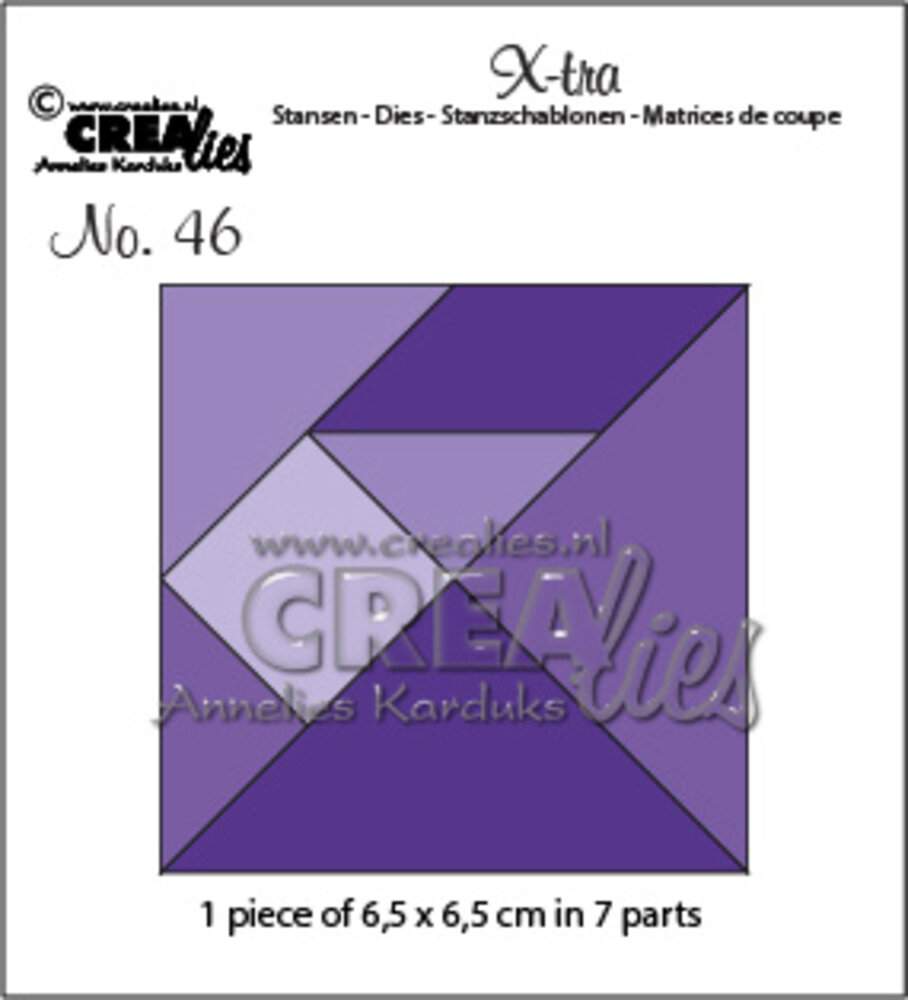 Crealies X-tra Dies No. 46 Chinese Puzzle (CLXtra46)