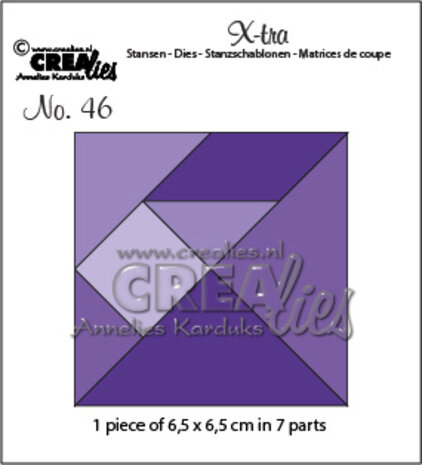 Crealies X-tra Dies No. 46 Chinese Puzzle (CLXtra46)