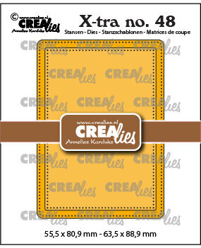 Crealies X-tra Stansen No. 48 ATC Stippenlijn (CLXtra48)