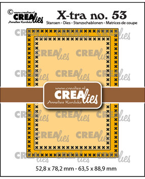 Crealies X-tra Stansen No. 53 ATC Kruissteek (CLXtra53) Crealies X-tra Stansen No. 53 ATC Kruissteek (CLXtra53)