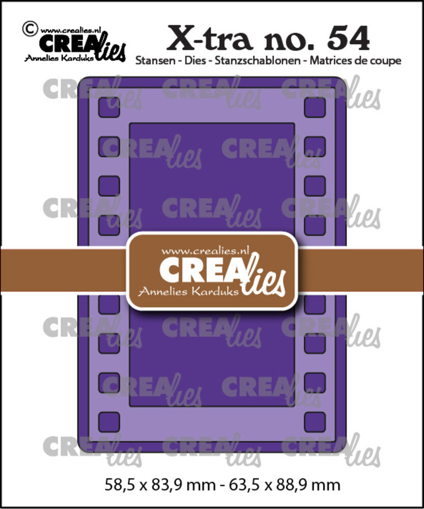 Crealies X-tra Stansen No. 54 ATC Filmstrip (CLXtra54)