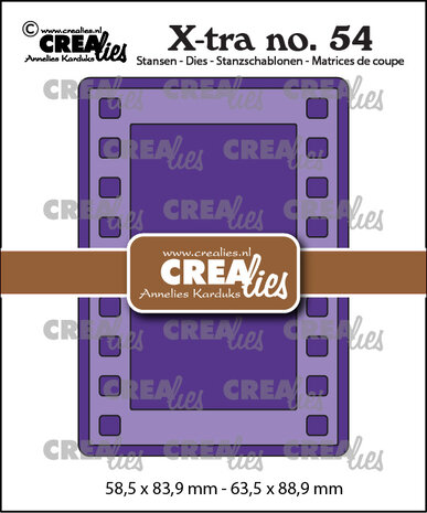 Crealies X-tra Dies No. 54 ATC Filmstrip (CLXtra54)