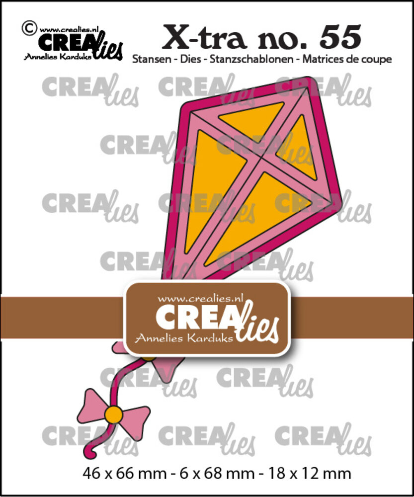 Crealies X-tra Stansen No. 55 Vlieger (CLXtra55)