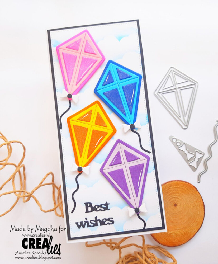 Crealies X-tra Stansen No. 55 Vlieger (CLXtra55)