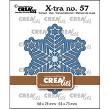 Crealies X-tra Stansen No. 57 Geometrische Sneeuwvlok Klein (CLXtra57)