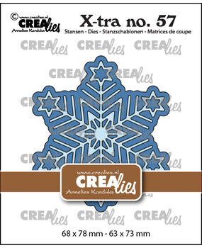 Crealies X-tra Dies No. 57 Geometric Snowflake Small (CLXtra57)