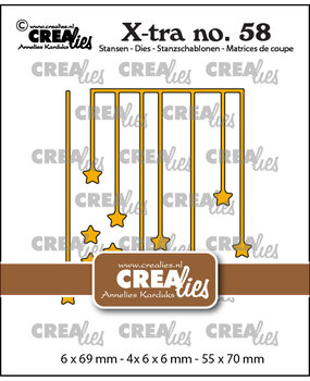 Crealies X-tra Dies No. 58 Hanging Stars (CLXtra58)