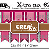 Crealies X-tra Dies No. 62 Fishtail Banners (CLXtra62)