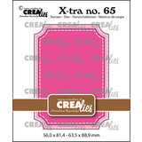 Crealies X-tra Dies No. 65 ATC Ticket with Stitch (CLXtra65)
