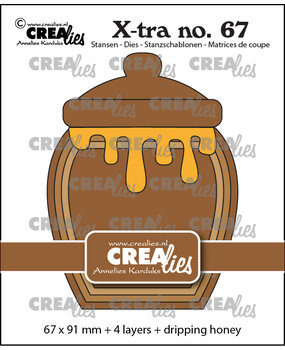 Crealies X-tra Stansen No. 67 Honingpot (CLXtra67)