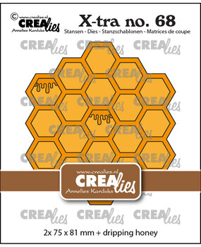 Crealies X-tra Dies No. 68 Honeycomb (CLXtra68)