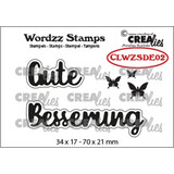 Crealies Wordzz Stamps German No. 2 Gute Besserung (CLWZSDE02)