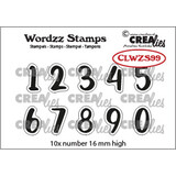 Crealies Wordzz Stempels Dutch No. 99 Cijfers (CLWZS99) (DISCONTINUED)