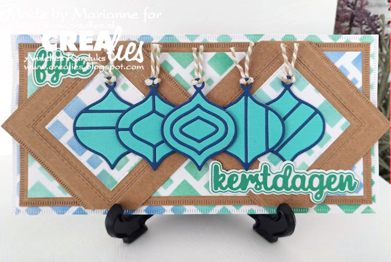 Crealies Wordzz Stamps Dutch No. 10 Fijne Kerstdagen (CLWZS10)