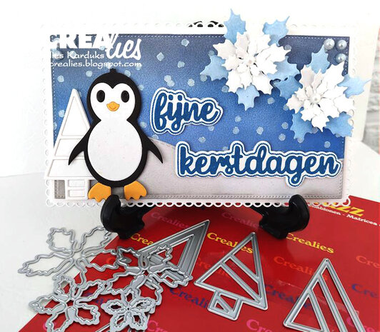 Crealies Wordzz Stempels Dutch No. 10 Fijne Kerstdagen (CLWZS10)