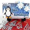 Crealies Wordzz Stamps Dutch No. 10 Fijne Kerstdagen (CLWZS10)